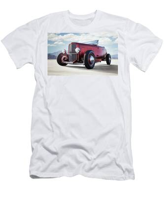 Hot Rod T Shirts 32 Ford Shirt Automotive Shirts 1932 Roadster Flamin/' Deuces
